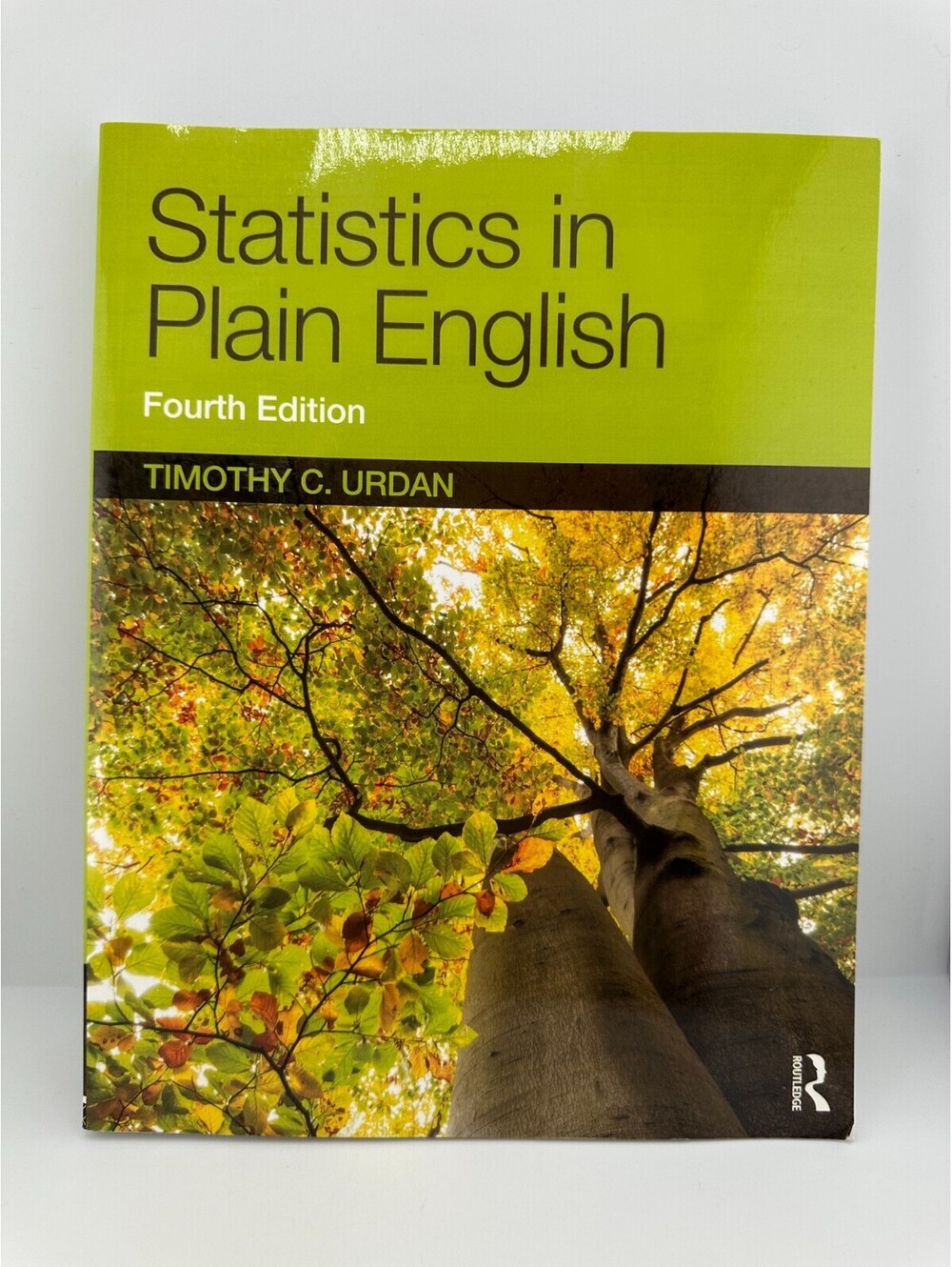 Statistics in Plain English 4th Ed Timothy Urdan Textbook